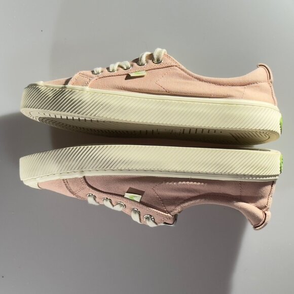 CARIUMA Women's OCA Low Pink Canvas Sneakers Sustainable & Comfortable Size 7.5 - Picture 6 of 13